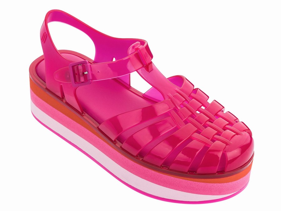 Sandalias Plataforma Melissa Possession Gel Mujer - Rosas - Argentina ZJQ-815267